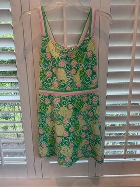 Lilly Pulitzer Women's UPF 50+ Luxletic Deidra Dress in "In A Pickle"
